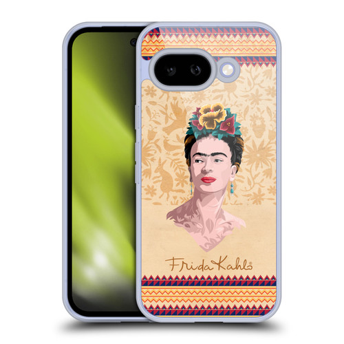 Frida Kahlo Portrait Yellow Soft Gel Case for Google Pixel 9A