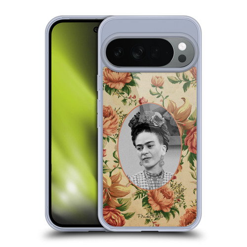 Frida Kahlo Portraits And Quotes Floral Soft Gel Case for Google Pixel 10