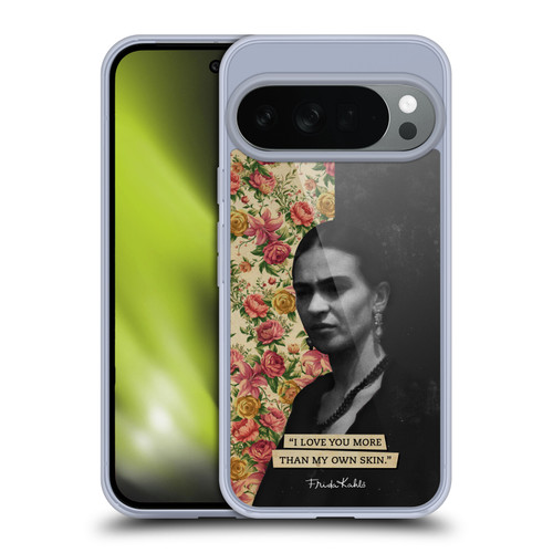 Frida Kahlo Portraits And Quotes I Love You Soft Gel Case for Google Pixel 10