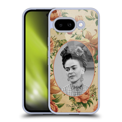 Frida Kahlo Portraits And Quotes Floral Soft Gel Case for Google Pixel 9A