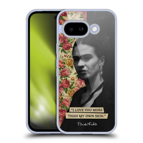 Frida Kahlo Portraits And Quotes I Love You Soft Gel Case for Google Pixel 9A
