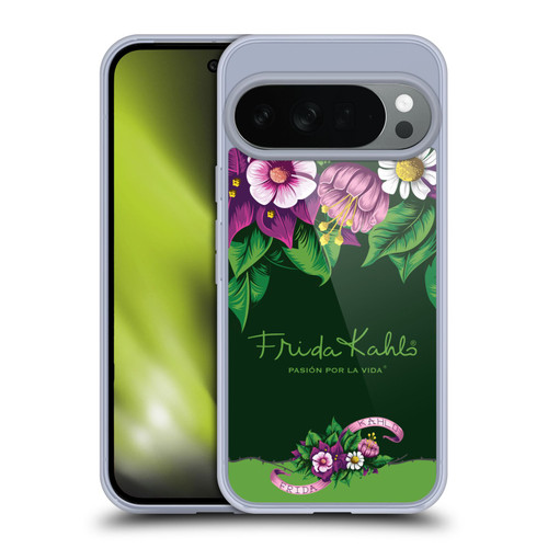 Frida Kahlo Purple Florals Blooms Soft Gel Case for Google Pixel 10
