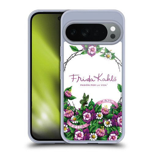 Frida Kahlo Purple Florals Bunch Soft Gel Case for Google Pixel 10
