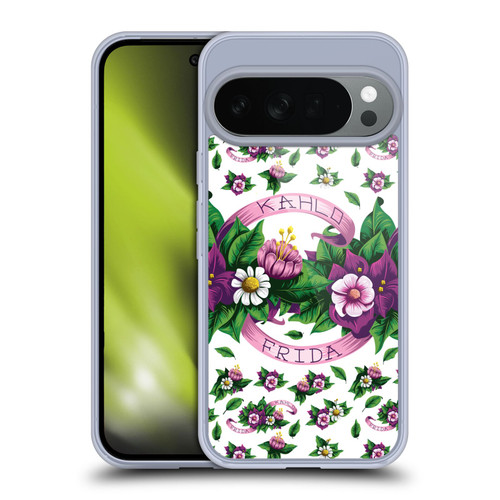 Frida Kahlo Purple Florals Ribbon Soft Gel Case for Google Pixel 10