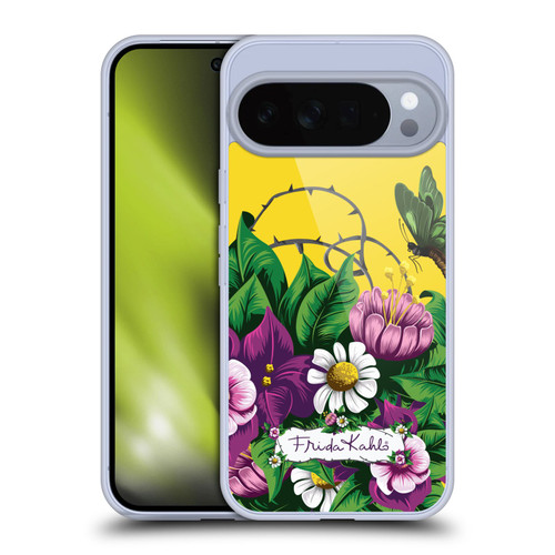 Frida Kahlo Purple Florals Butterfly Soft Gel Case for Google Pixel 10 Pro XL