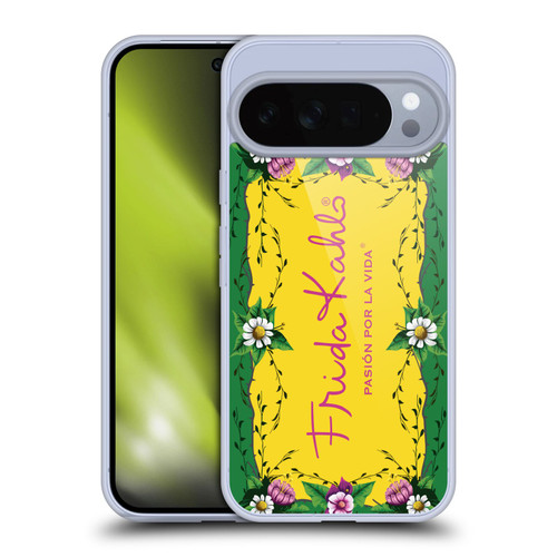 Frida Kahlo Purple Florals Frame Soft Gel Case for Google Pixel 10 Pro XL
