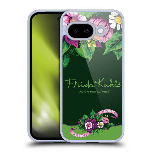 Frida Kahlo Purple Florals Blooms Soft Gel Case for Google Pixel 9A
