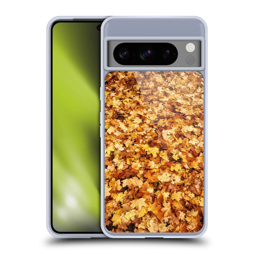 PLdesign Flowers And Leaves Fall Maple Soft Gel Case for Google Pixel 8 Pro