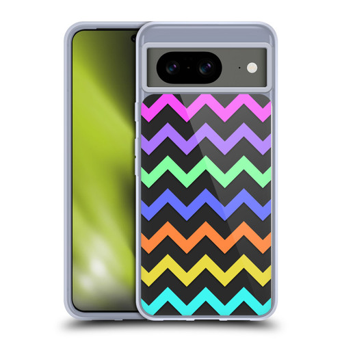 PLdesign Geometric Zigzag Soft Gel Case for Google Pixel 8