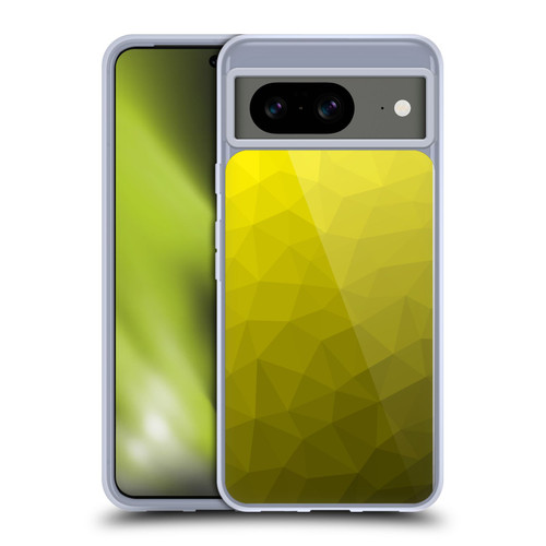PLdesign Geometric Patterns Yellow Gradient Mesh Soft Gel Case for Google Pixel 8