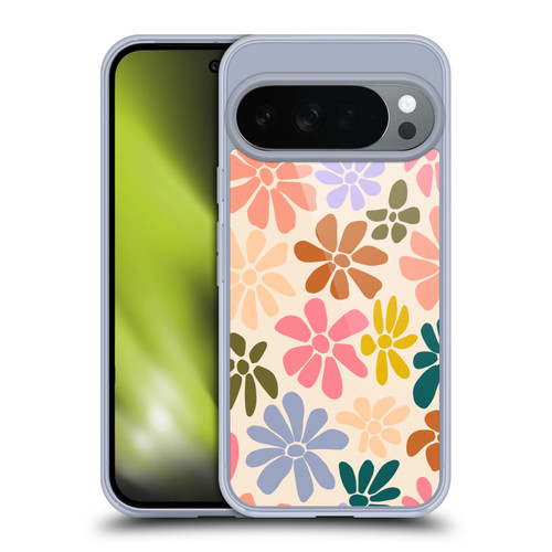 Gabriela Thomeu Retro Rainbow Color Floral Soft Gel Case for Google Pixel 10