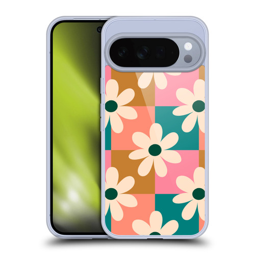 Gabriela Thomeu Retro Daisy Checkered Colors Soft Gel Case for Google Pixel 10 Pro XL