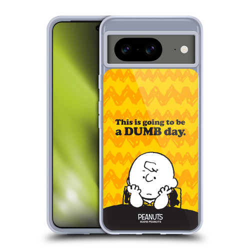 Peanuts Charlie Brown Dumb Day Soft Gel Case for Google Pixel 8