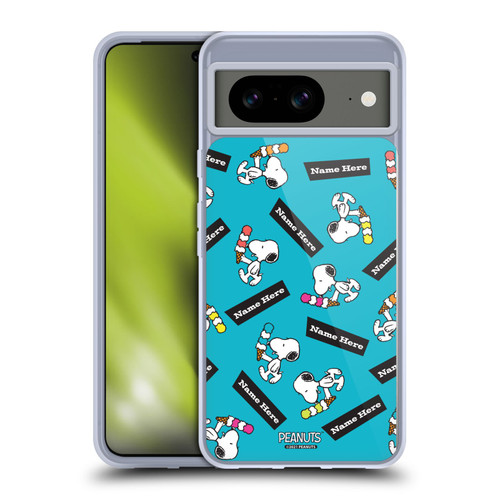 Custom Customised Personalised Peanuts Art Snoopy Soft Gel Case for Google Pixel 8