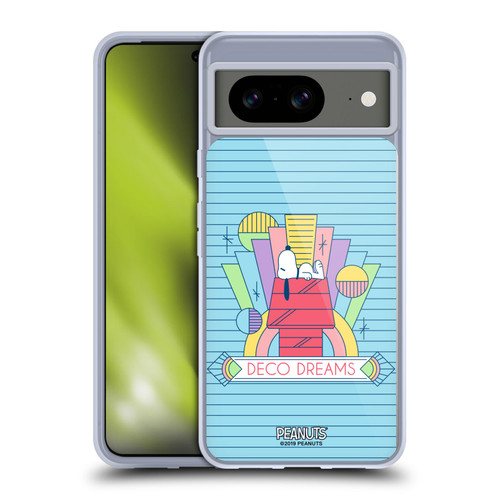 Peanuts Snoopy Deco Dreams House Dreams Soft Gel Case for Google Pixel 8