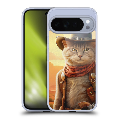 Michael David Ward Animals Kitty Cowboy Soft Gel Case for Google Pixel 10 Pro XL