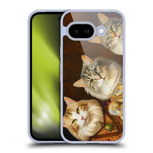 Michael David Ward Animals Fancy Cats Soft Gel Case for Google Pixel 9A
