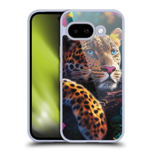 Michael David Ward Animals Reclining Leopard Soft Gel Case for Google Pixel 9A