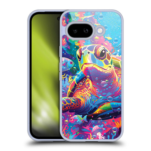 Michael David Ward Animals Turtle Magic Soft Gel Case for Google Pixel 9A