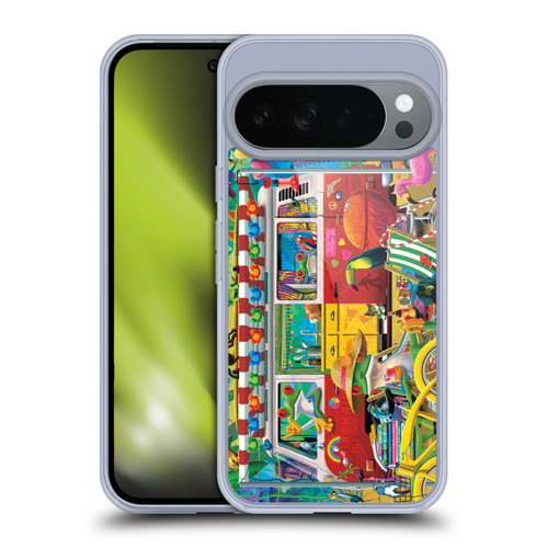 Michael David Ward Psychedelic Art Van Life Frog Soft Gel Case for Google Pixel 10