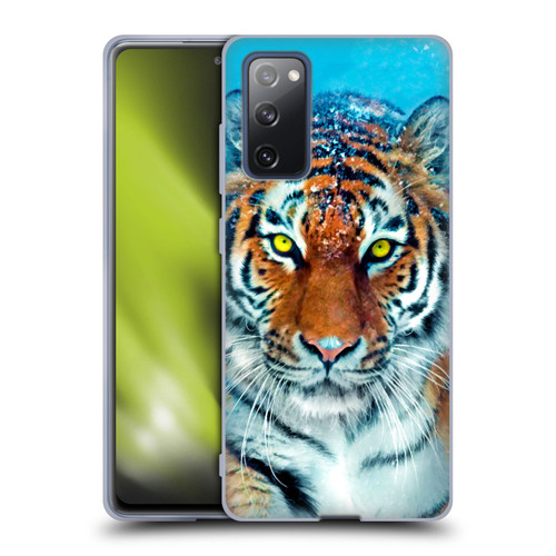 Aimee Stewart Animals Yellow Tiger Soft Gel Case for Samsung Galaxy S20 FE / 5G