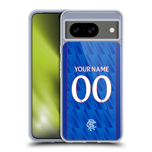 Custom Customised Personalised Rangers FC 2024/25 Kit Home Soft Gel Case for Google Pixel 8