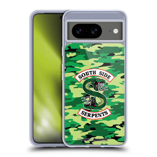 Riverdale South Side Serpents Camouflage Logo Soft Gel Case for Google Pixel 8