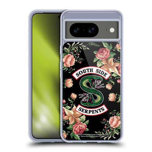 Riverdale South Side Serpents Floral Print Logo Soft Gel Case for Google Pixel 8