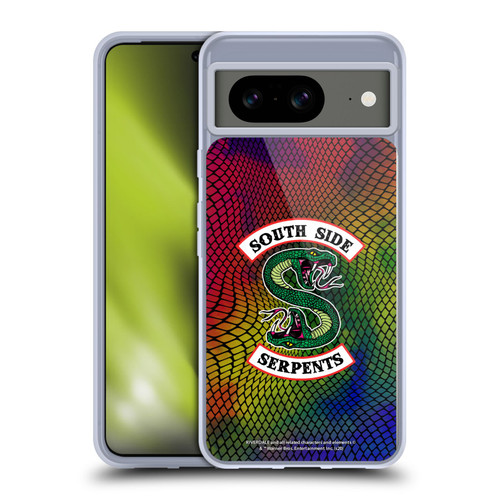 Riverdale South Side Serpents Snake Skin Print Logo Soft Gel Case for Google Pixel 8
