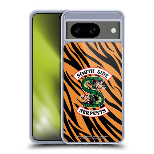 Riverdale South Side Serpents Tiger Print Logo Soft Gel Case for Google Pixel 8