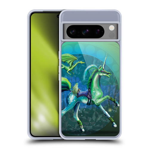 Rose Khan Unicorns Green Summer Soft Gel Case for Google Pixel 8 Pro