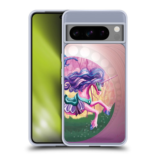 Rose Khan Unicorns Pink Spring Soft Gel Case for Google Pixel 8 Pro
