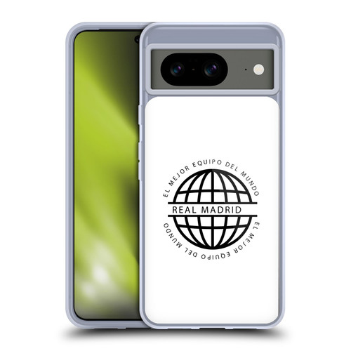 Real Madrid CF Legend Black Logo Soft Gel Case for Google Pixel 8