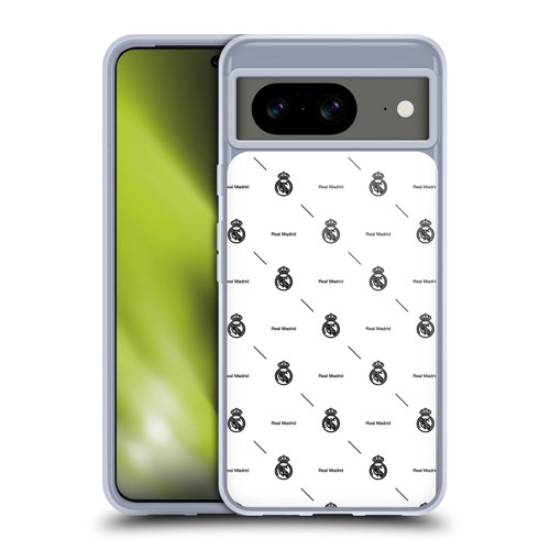 Real Madrid CF Legend Black Logo Pattern Soft Gel Case for Google Pixel 8
