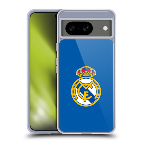Real Madrid CF Origin Plain Logo Blue Soft Gel Case for Google Pixel 8