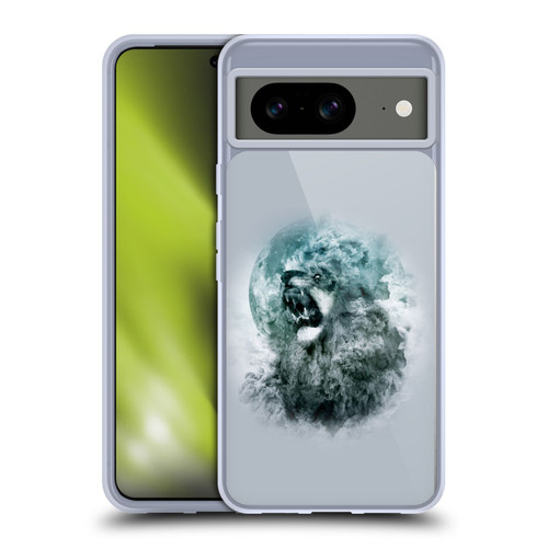 Riza Peker Animal Abstract Roaring Clouds Soft Gel Case for Google Pixel 8