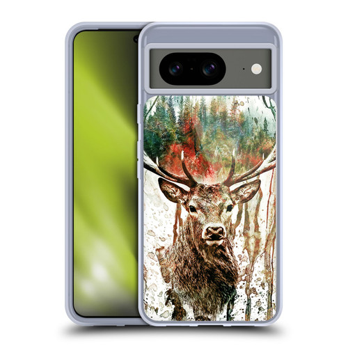 Riza Peker Animals Deer Soft Gel Case for Google Pixel 8