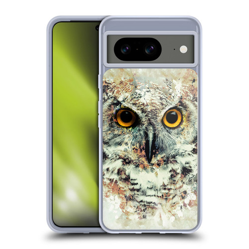 Riza Peker Animals Owl II Soft Gel Case for Google Pixel 8
