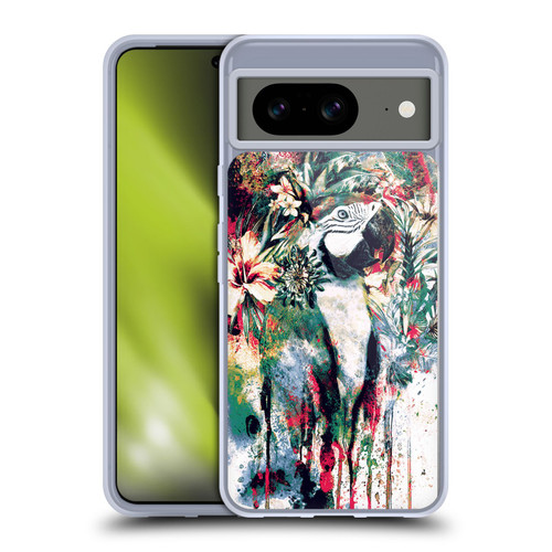 Riza Peker Animals Parrot Soft Gel Case for Google Pixel 8