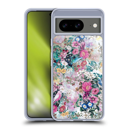 Riza Peker Florals Birds Soft Gel Case for Google Pixel 8