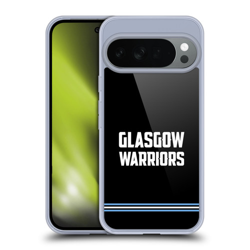 Glasgow Warriors Logo Text Type Black Soft Gel Case for Google Pixel 10