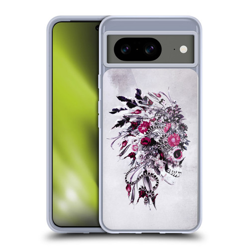 Riza Peker Skulls 6 Red Soft Gel Case for Google Pixel 8