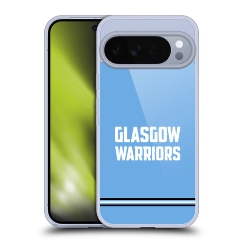 Glasgow Warriors Logo Text Type Blue Soft Gel Case for Google Pixel 10 Pro XL