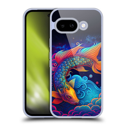 Wumples Cosmic Animals Clouded Koi Fish Soft Gel Case for Google Pixel 9A