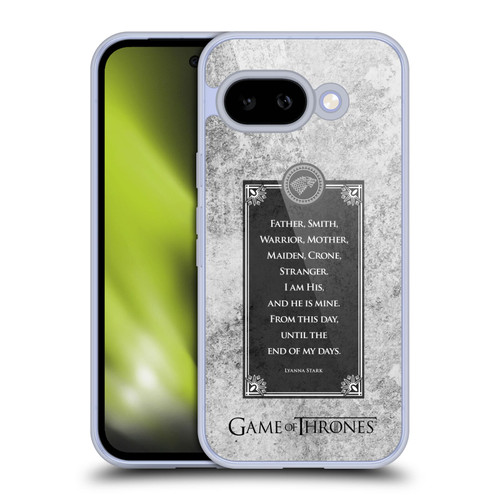 HBO Game of Thrones Graphics Lyanna Vows Soft Gel Case for Google Pixel 9A