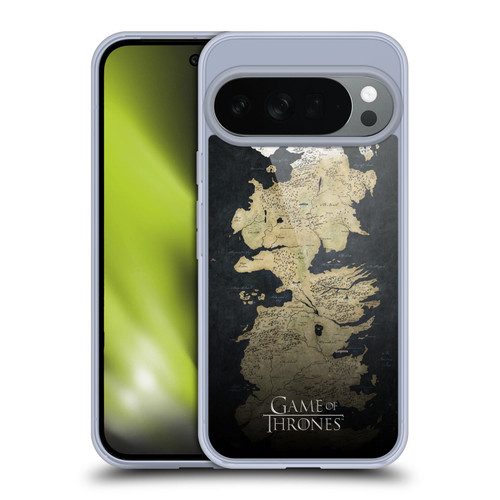 HBO Game of Thrones Key Art Westeros Map Soft Gel Case for Google Pixel 10