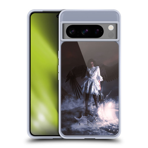 Simone Gatterwe Angels And Fairies Last Angel Soft Gel Case for Google Pixel 8 Pro