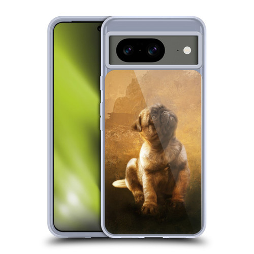 Simone Gatterwe Animals Pug Puppy Soft Gel Case for Google Pixel 8