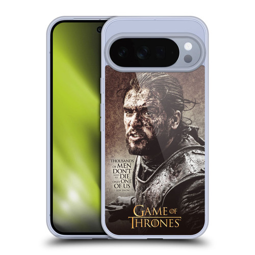 HBO Game of Thrones Character Quotes Jon Snow Soft Gel Case for Google Pixel 10 Pro XL