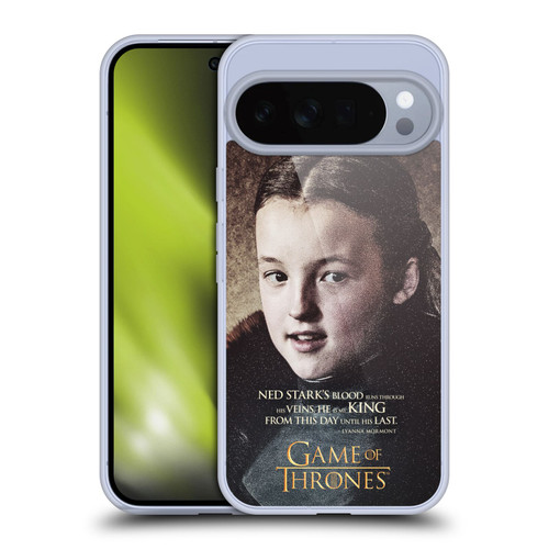 HBO Game of Thrones Character Quotes Lyanna Mormont Soft Gel Case for Google Pixel 10 Pro XL